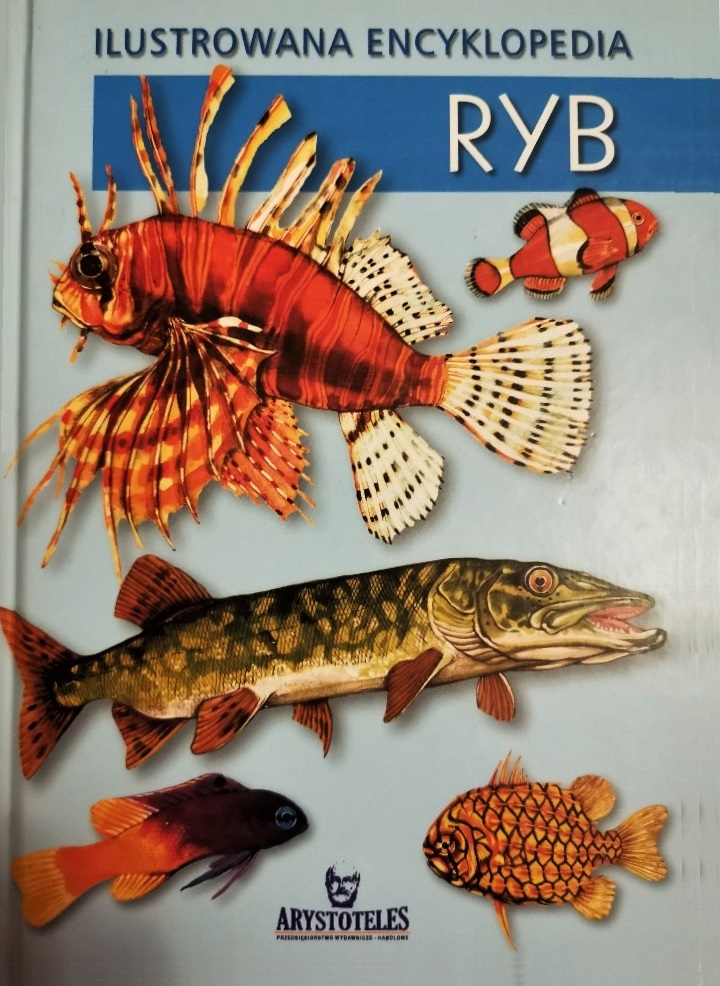 Ksiązka ilustrowana encyklopedia ryb trepka 788