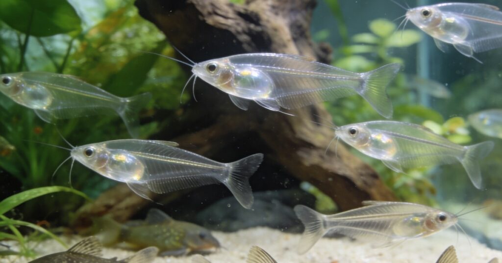 Sumik akwariowy: od sumika szklistego po sumy Clarias batrachus w akwarium